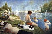 Georges Seurat Bathers of Asnieres France oil painting artist